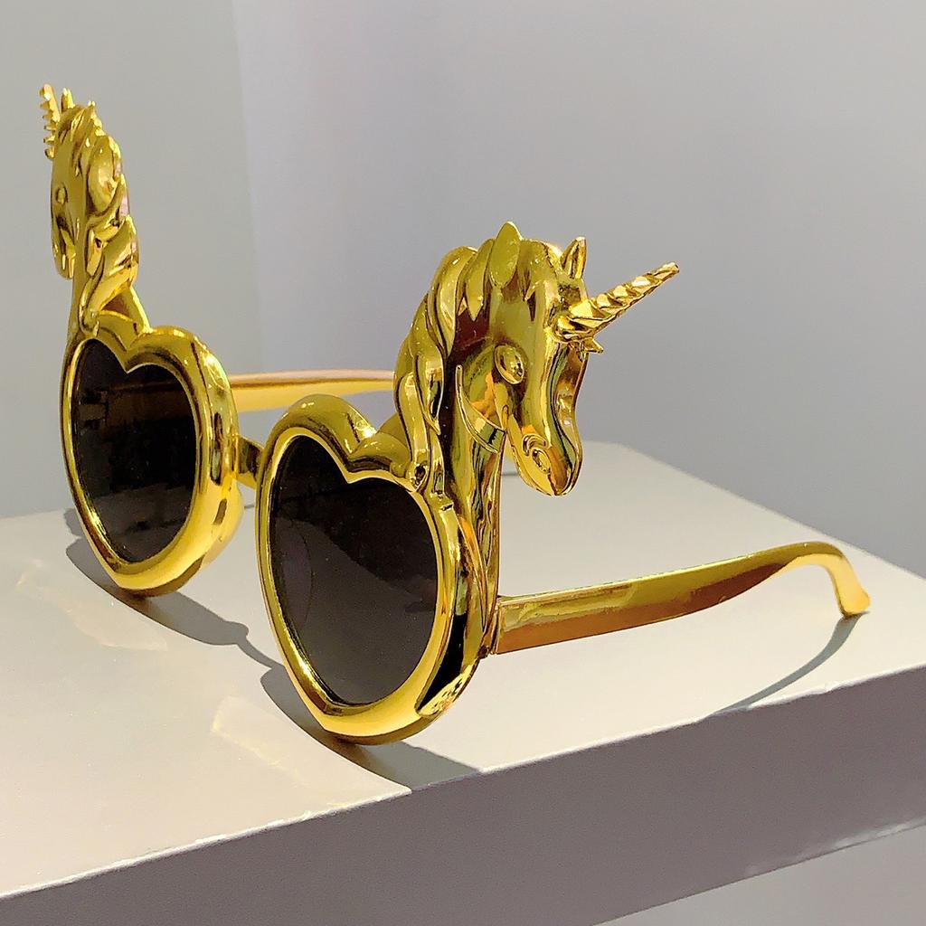 KAMMPT Fun Hawaiian Party Shades Tropical Fancy Eyewear Summer Beach Photo Props Crazy Glasses for Adults