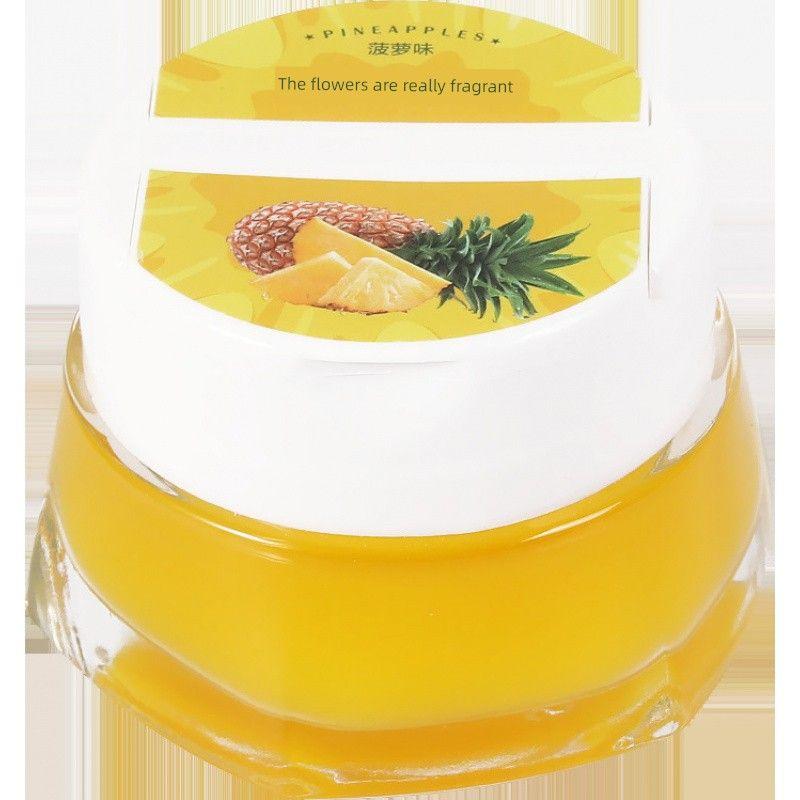 Solid Balm Car Perfume, Car Aromatherapy, High-End Decoration, Long-Lasting Light Fragrance, Car Air Freshener, Osmanthus Pineapple