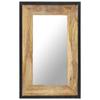 Day and Night - Day and Night Solid Mango Wood Mirror 80x50 Cm