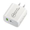 PD20W Fast Charger: Dual-Port A+C PD+QC3.0 for Apple iPhone 16.