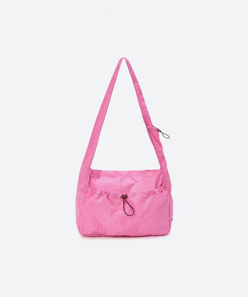 Moonsun M.C String-Pocket Crossbody Bag / Pink