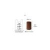 Ideaco Mini TUBELOR Rosewood Round Trash Can, 12L, 212RW