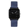 Fashion Watch Simple Square Dial PU Leather Quartz Men Business Watch Wristwatch for Men Clock for Women Montre Homme