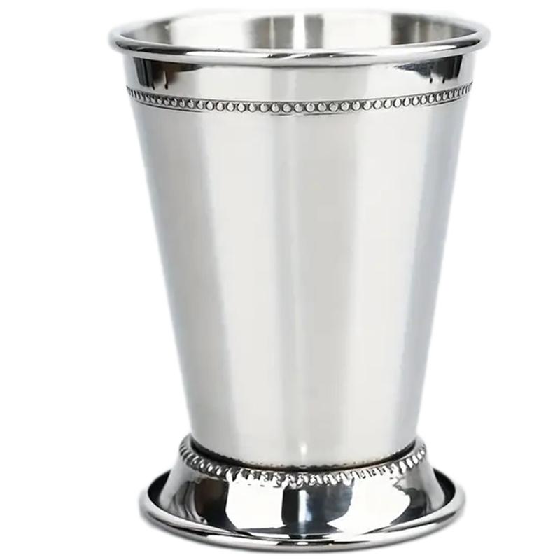 Stainless Steel Mint Julep Mug - Cocktail Drinkware For Martini Mojito Mixed Drinks Bar Party Beer Julep Wine Glass