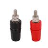 10PCS U50 4mm Copper Terminal Red Black Speaker Connector Amplifier Terminal Audio Hex Terminal