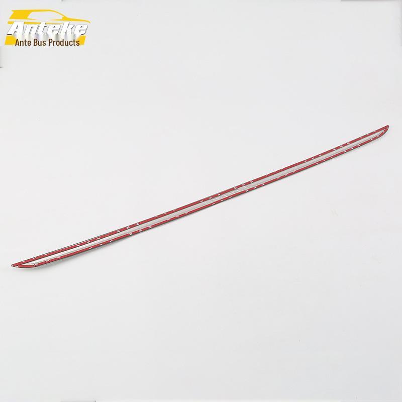 Compatible with 15 Cruze models: Tailgate Trim - Rear Trunk Bright Strip & Bumper Protector - Anti-Scratch Sticker