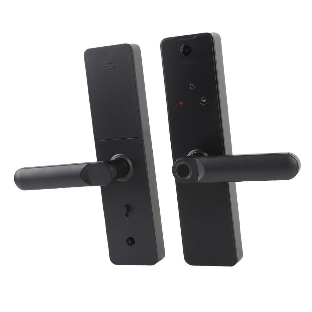 Smart Door Lock with HD Camera 6 In 1 Password IC Card Key APP Unlock Keypad Fingerprint Door Lock