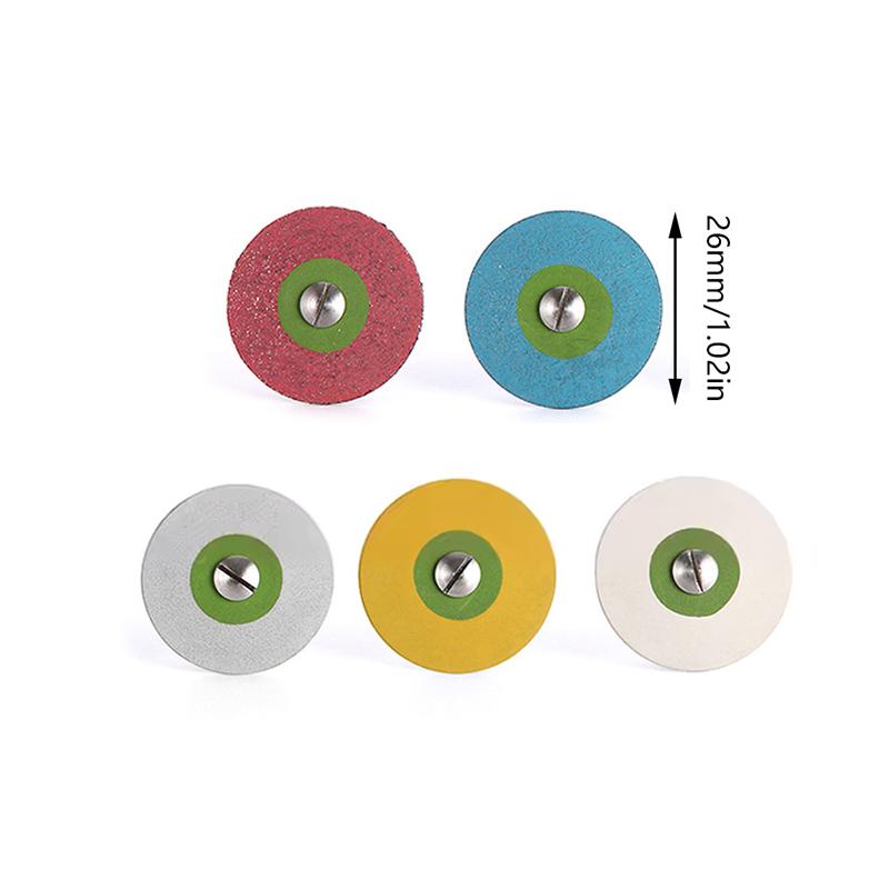 1Pcs Dental Polishing Discs Rubber Diamond Polisher Wheel Disc Dental Materials Teeth Whitening