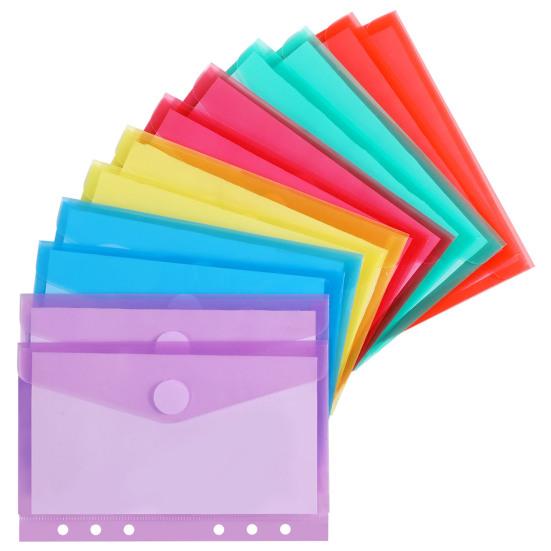 The Curved Flip Cover Features A Fastener Tape That Keeps Papers Firmly in Place