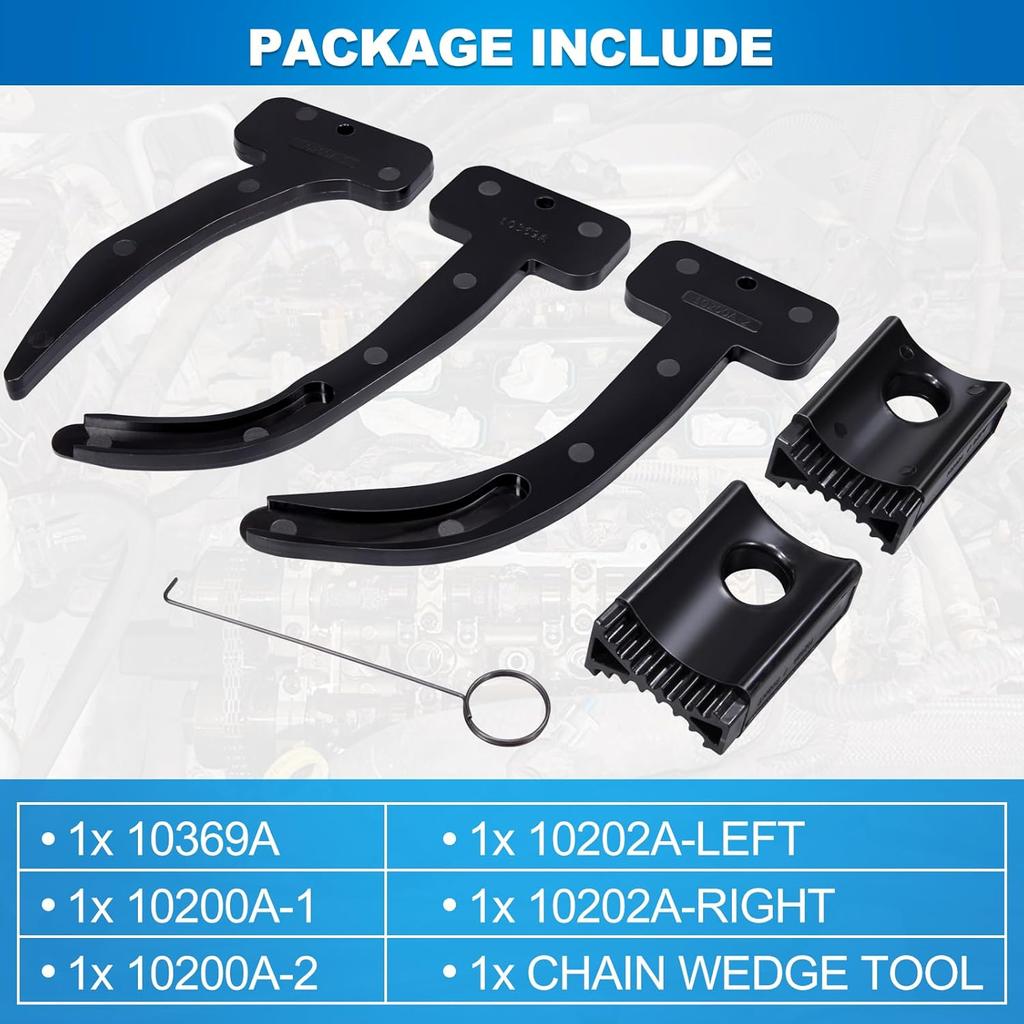 Toolwiz 3.6 Pentastar Timing Tool Kit For 2011 To  Chrysler Dodge Jeep Grand Cherokee Wrangler 3.6L Engine Camshaft Phaser Timing Chain Tools
