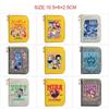Kpop Demon Hunters Zipper PU Wallet Short Multiple Card Slots Purse