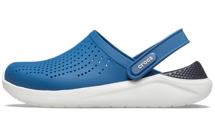 Crocs LiteRide Flash Shoes Blue Unisex Sandals 204592-4SB 36-37