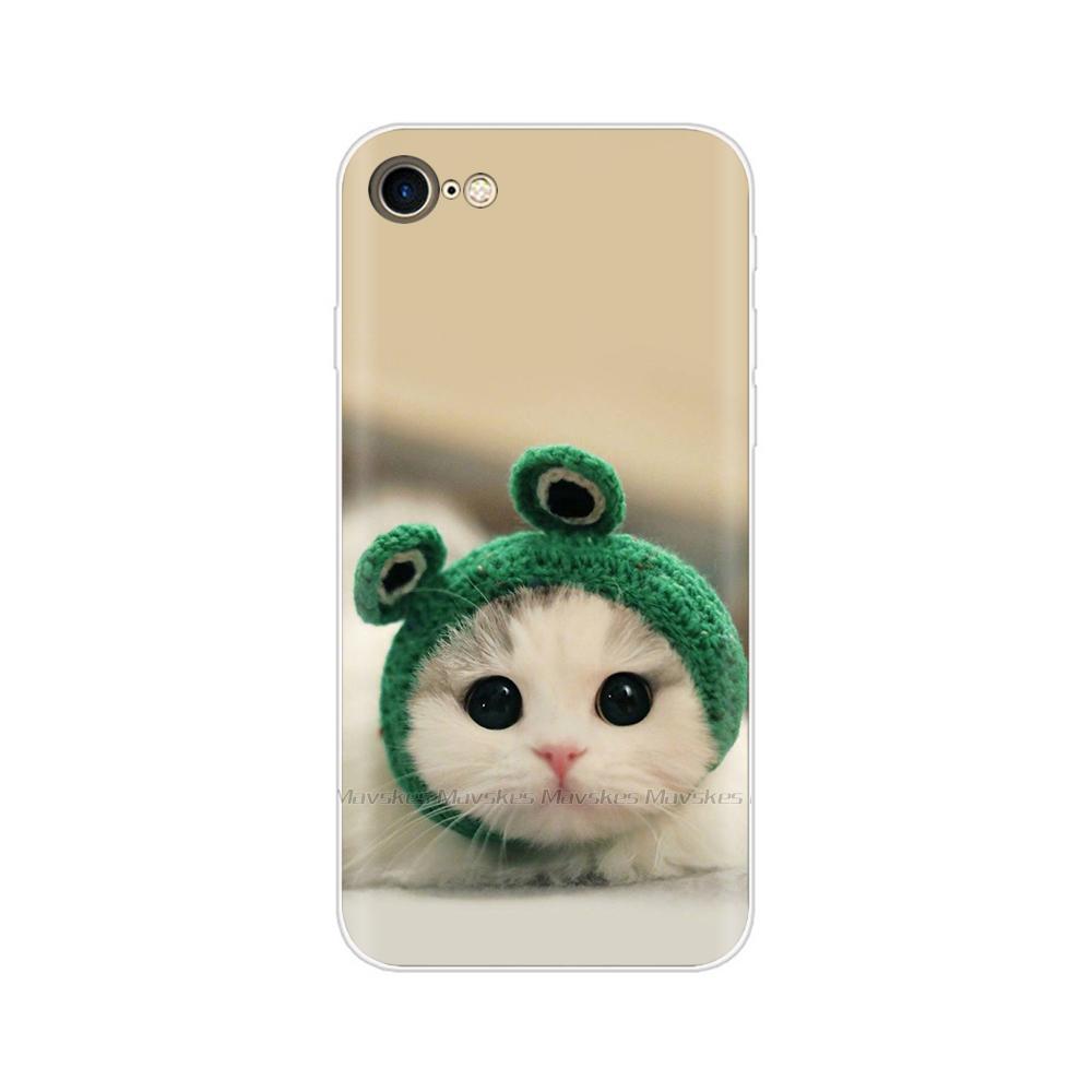 For iPhone SE 2020 Case Soft Clear TPU Painted Back Cover For iPhone SE Silicone Bumper Phone Cases For iPhoneSE Fundas Coque