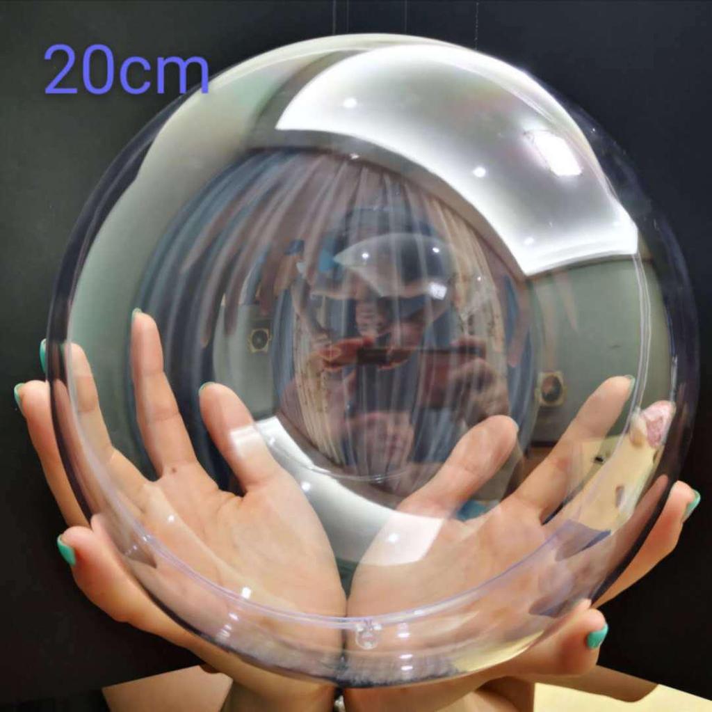 Clear Acrylic Christmas Ornament: Creative Hanging Ball for Holiday Decor or Preserved Flowers