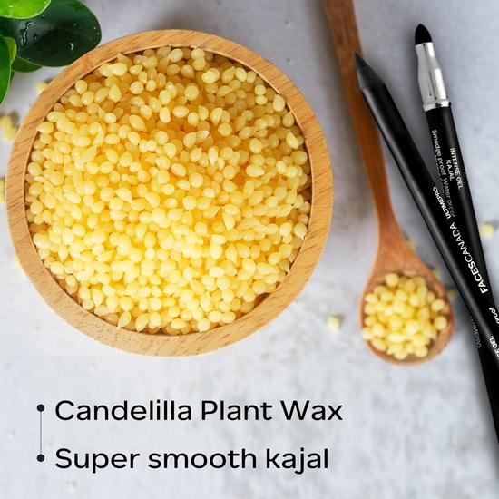 FACESCANADA Ultime Pro Intense Gel Matte Full Coverage Kajal With Smudger & Sharpener For All Skin Types - Black,1.2 G - Light 01, 35 G, 2 Pcs