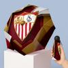 Sevilla FC Mini 5 Fold Pocket Umbrella Compact Lightweight Anti UV Rain Sun Protection Umbrella Portable Travel Umbrella