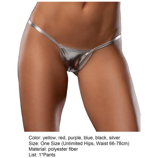 G String Panties Sexy T-shaped Polyester Low Waist Lady Tanga