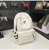 School bag Korean version couple simple large-capacity backpack leisure commuting college student school bag niche light travel backpack