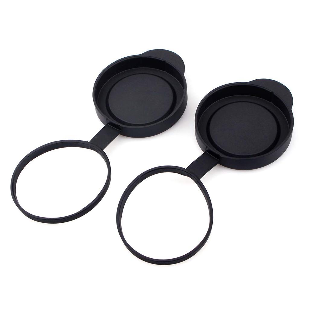 SVBONY 42mm Binocular Objective Lens Protective Fits Outer Diameter Set of 2 Caps, Rubber, 52-53mm Binoculars,