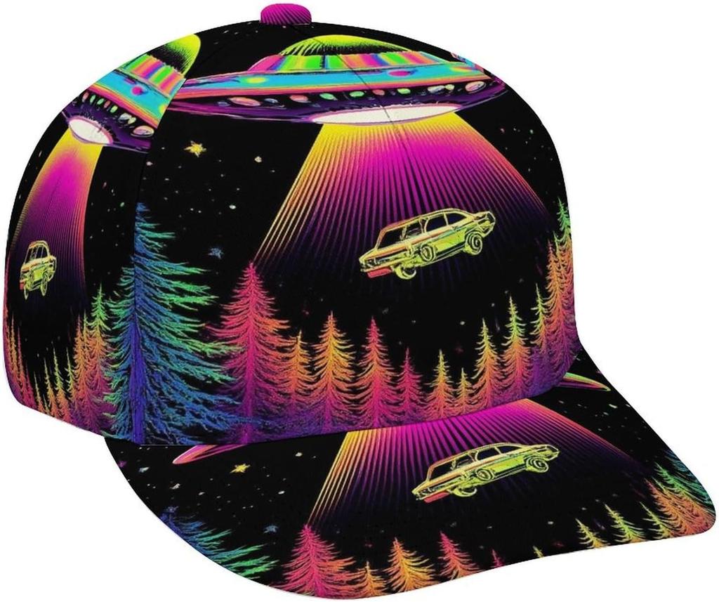Żywe Abstrakcyjne Surrealistyczne Sztuka Odważna Kolorowa Twarz Odbicie Dłoni Kapelusze Czapki dla Mężczyzn Kobiet Miękkie Snapback Czapka Taty Letnie Kapelusze Wędkarskie
