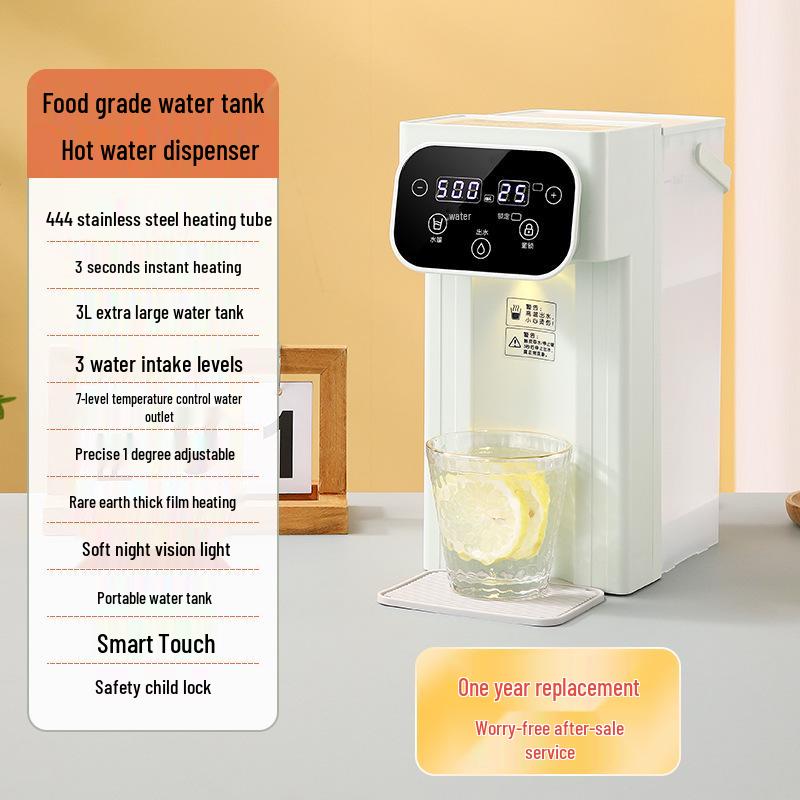 Dual-Use Desktop Water Dispenser: Cold & Instant Hot Water Purifier with 3-Second Rapid Heating
