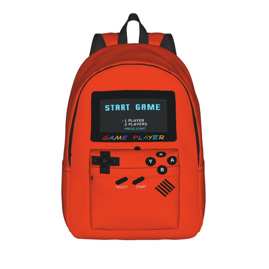 Video Game Gaming Controller Fashion Backpack with Pocket High School Hiking Travel Daypack for Men Women College Shoulder Bag