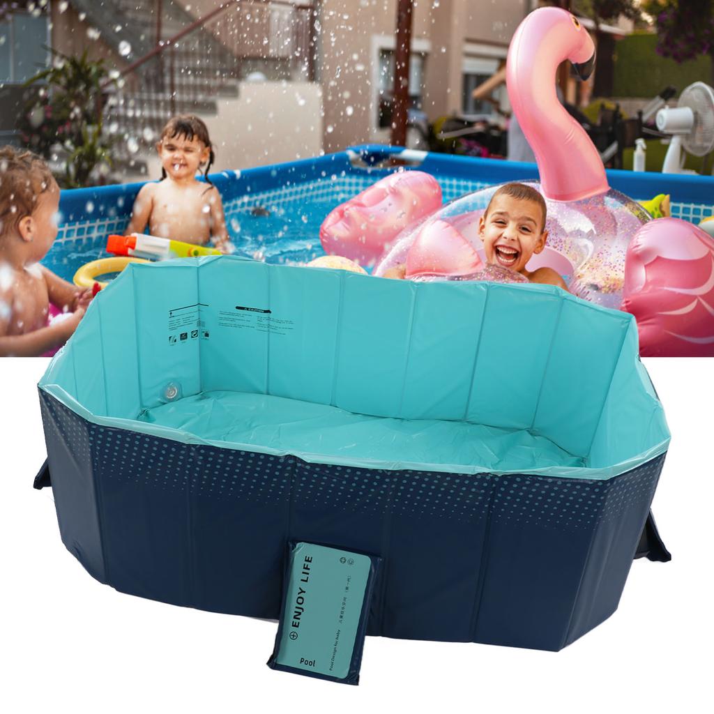 Foldable Swimming Pool Folding Oversize Bath Pool Inflation   for Home Outdoor