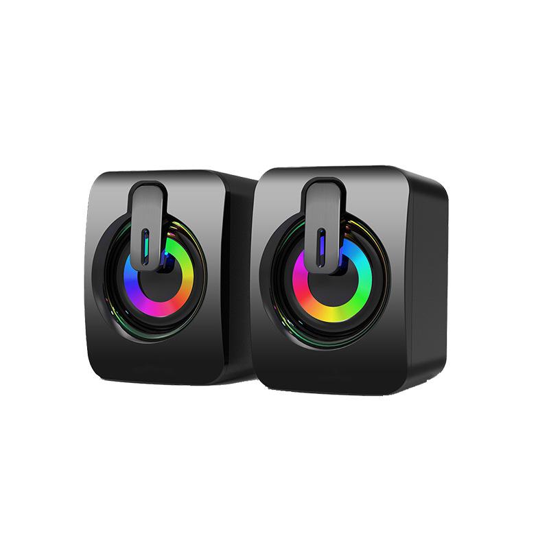 X9 Compact USB Desktop Speaker - Mini Audio Subwoofer for Laptop