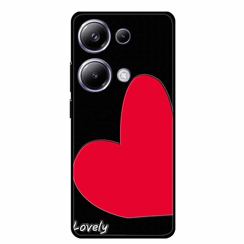 3D Emboss Case For Xiaomi Poco M6 Pro Phone Case Flower Silicone Soft Back Cover For Xiaomi Poco M6 Pro Case PocoM6 M 6 Pro Capa