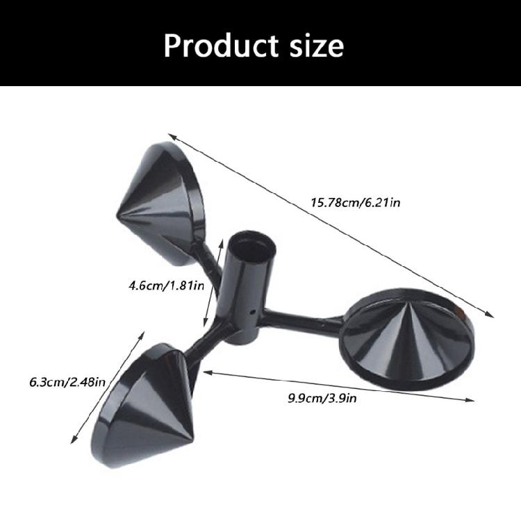 Small ABS Wind Sensors Cover Impact Resistant Housing Draft Measure Cover for Various Weather Monitoring Equipment