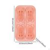 Silicone Chilled Cube Tray DIY Funny 3D Pet Shaped for Lemonade Coffee Drink Blue