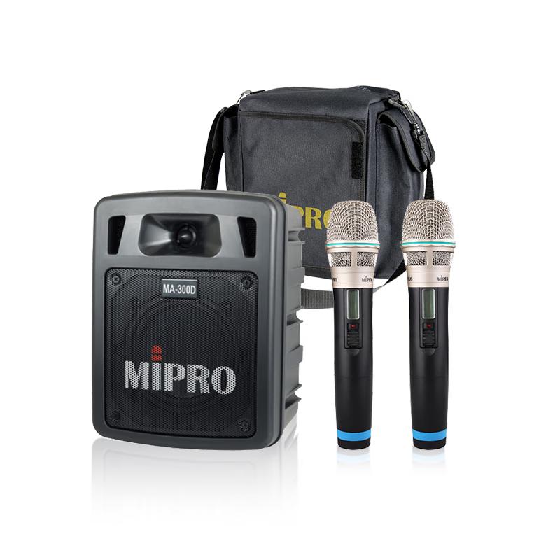 

MIPRO MA-300D Portable PA System with Dual Wireless Microphones CN plug (adapter included)