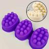 1/3PCS-3D Handmade Silicone Soap Mold Massage Therapy Bar Making Mould Tools