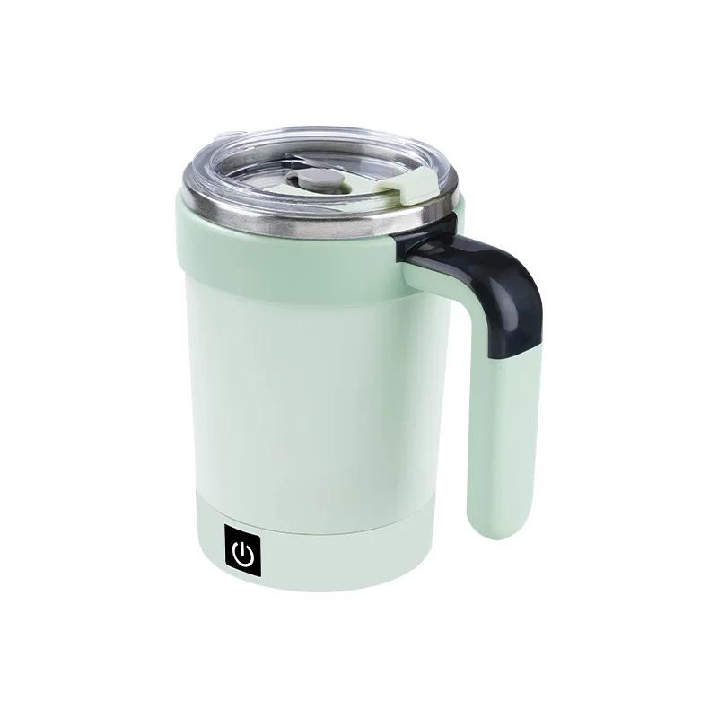 Smart Automatic Stirring Cup Electric Portable Coffee Cup Magnetic Mixer Stainless Steel Coffee Mug Rotating Magnetic Tumbler 380ml