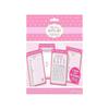 One Size – Rosa, Hvit