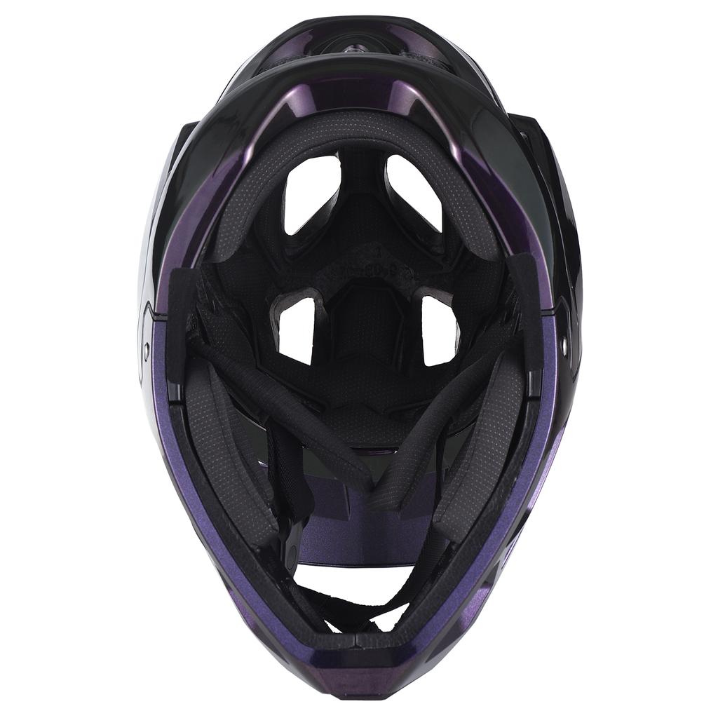 Full Face Mountain Bike Helmet For Men With Visor EPS Lining Lightweight Breathable Rough Terrain Helmet