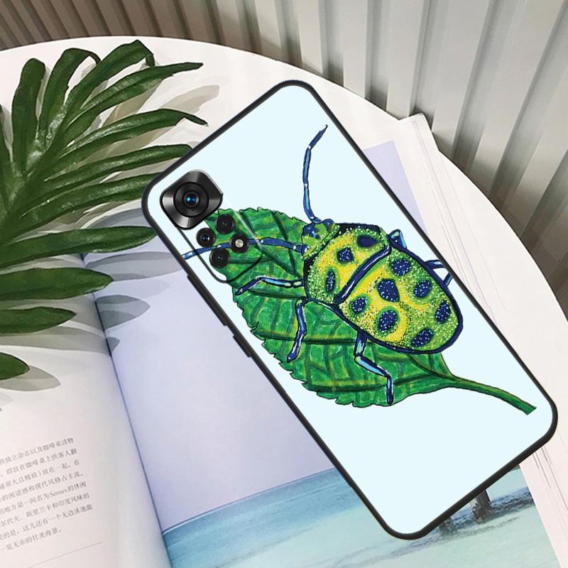 Beetles Insects Funda For Xiaomi Redmi Note 13 10 11 12 14 15 Pro Plus Case For Redmi 15C 12C 13C 14C 10C 15