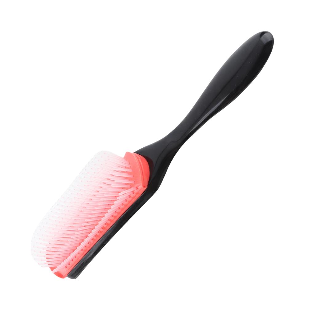9‑Row Cushion Hair Styling Brush Salon Detachable Travel Curly Hair Detangling Brush