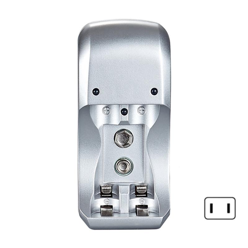 

Зарядные устройства для аккумуляторов с 2 слотами для AA 9V NiMH/NiCd перезаряжаемых аккумуляторов Портативная зарядка