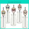 Day The Of Dead Party Decorations With Skull Paper Straws For Decor Event