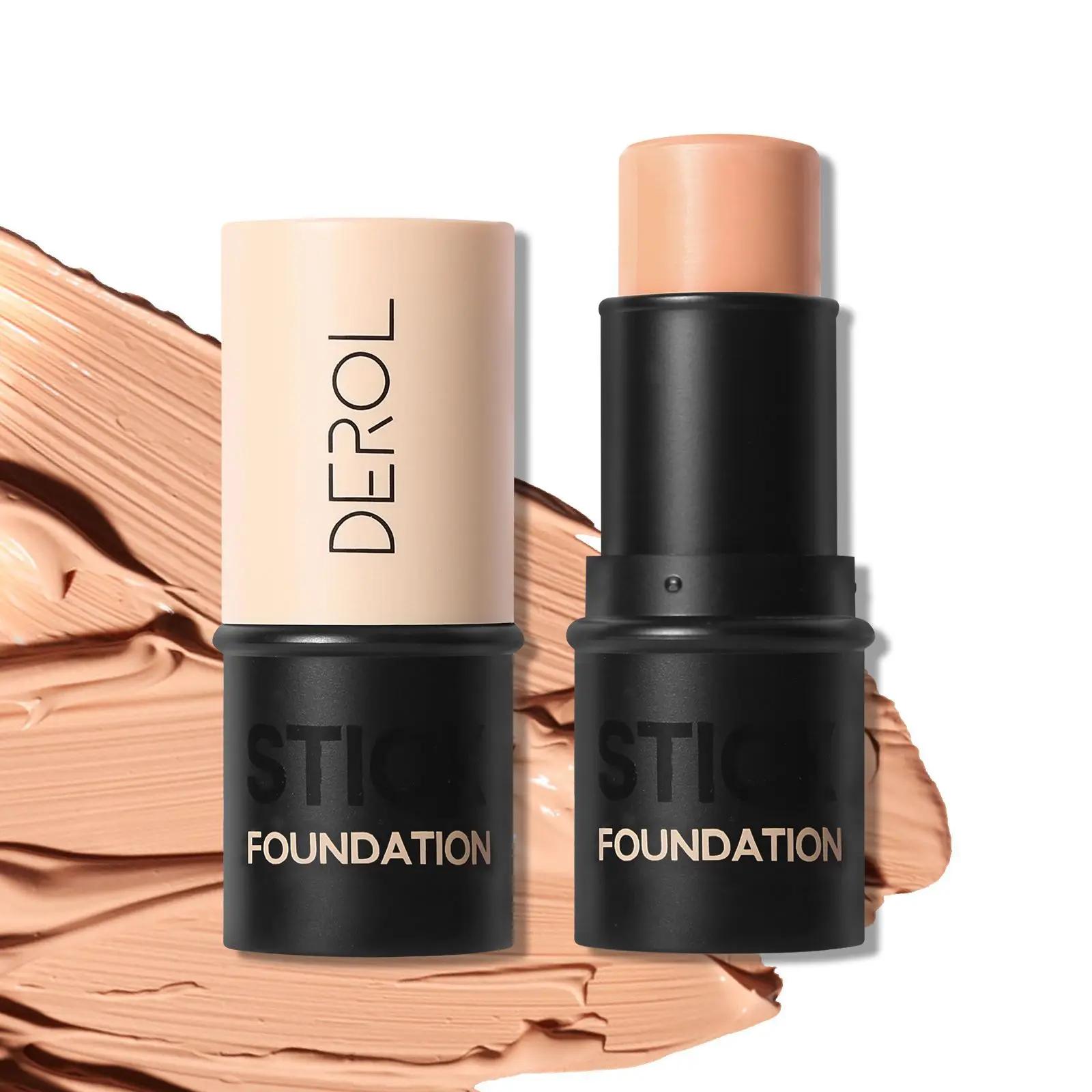 Matte Concealer Stick Hydraterende Vloeibare Foundation Bedekt Acne Oog Donkere Kringen Corrigeert Huidskleur Gezichtsprimer Basis Make-up
