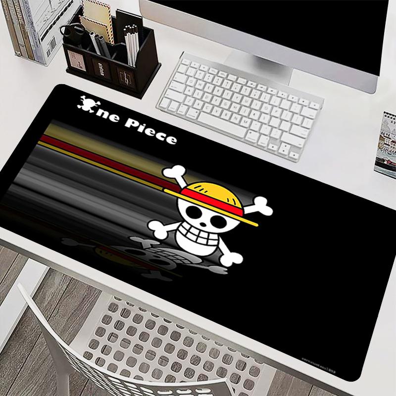 Oversized Anime Mouse Pad OOne PPiece Luffy Gaming Accessories Lock Edge Computer Mousepad Gamer Carpet Xxl Extended Desk Mat