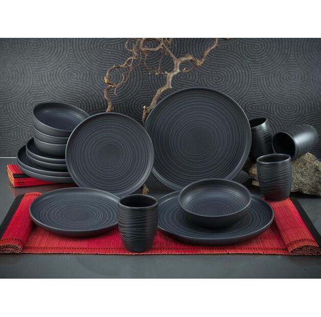 CreaTable Uno Black Service Set, 12 Pcs (23860)