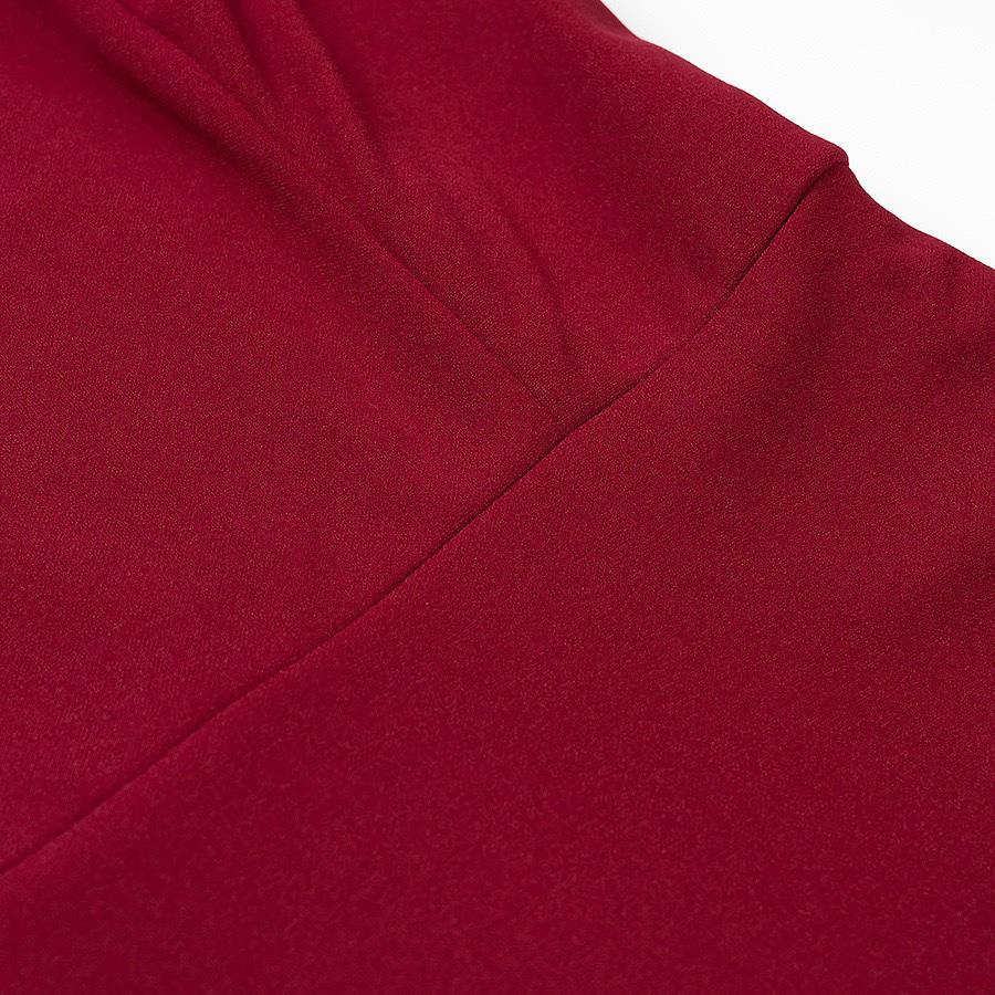 Damen Mode Schnürung Rollkragen Bandeau Netzsaum Kleid - 2025 Neuer Stil