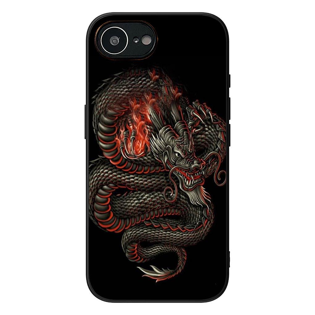 Black Dragon Cool Casing Phone Cover for Xiaomi Redmi Note 12 11 10 Pro 10A 10C 12C 14C A4 Note12 5G Soft Case