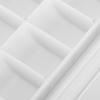 24 Fächer faltbare Malpalette Box Weiß Aquarell Mischschale Outdoor Feld Malerei