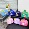 Trendy Led Flashing Children's Eggshell Backpack With Cute Dinosaur And Rabbit Design