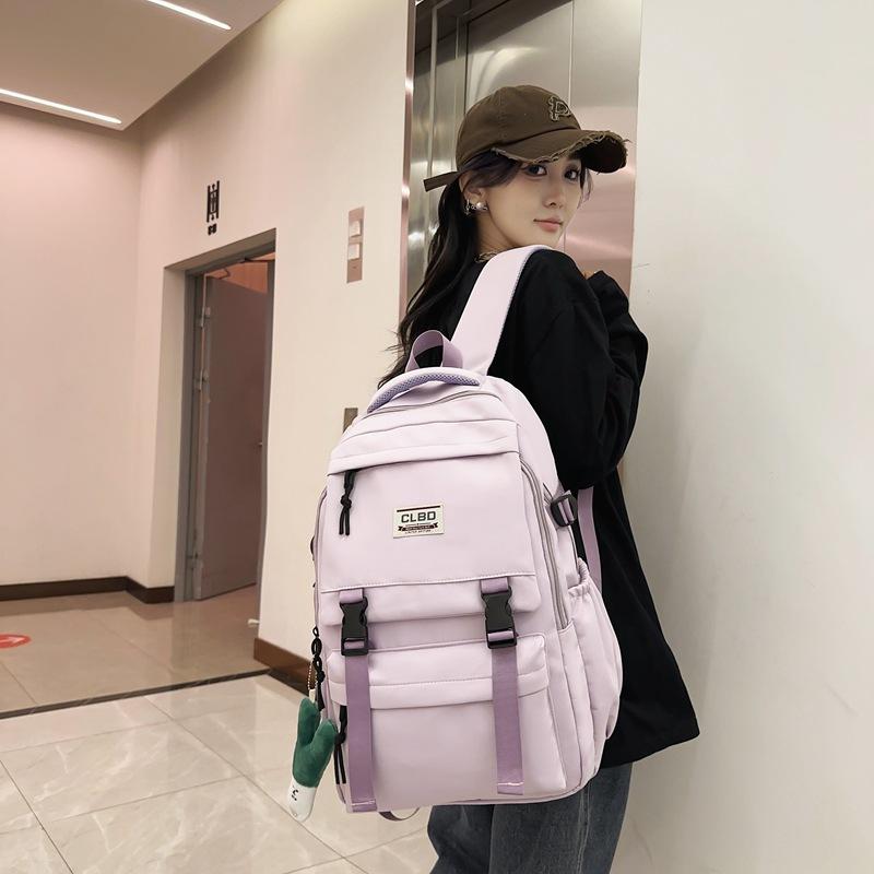 Schoolbag Large Capacity Backpack Men's Computer College Student Backpack Women's 1011 Autumn and Winter New School Bag for Junior High School