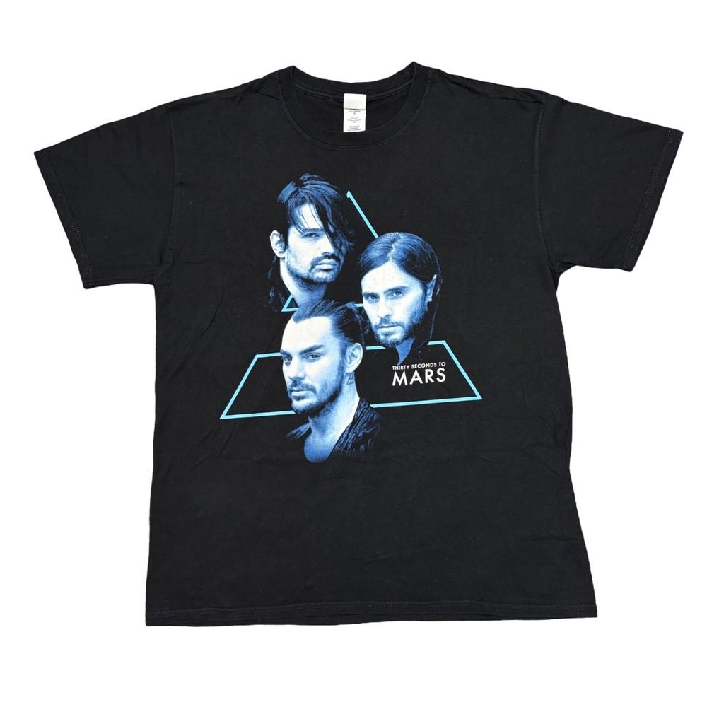 Vintage 30 Seconds To Mars Shirt Tour Concert Emo Band Tee Jared Leto Him Afi Unisex T-Shirt XXXXL