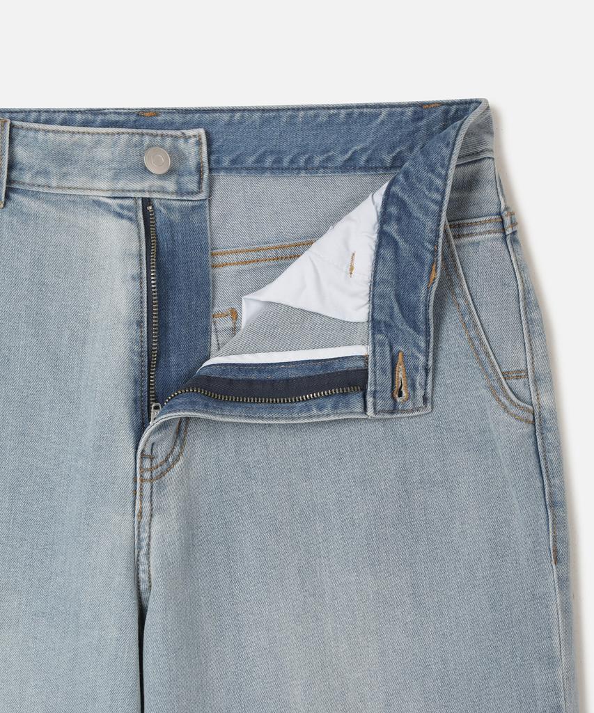 247Silijeu Comfort Wide Denim Light Blue